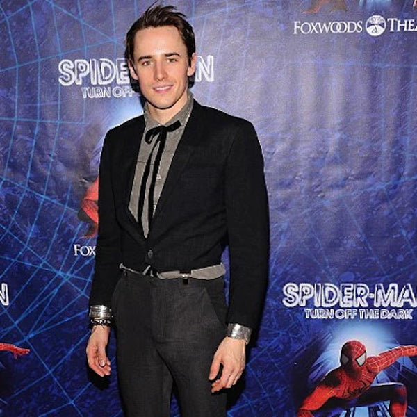 Iconic , Organic, Award-Winning Sterling Silver Scissorhands Cuff. Approximately 2-3/4" high but 7 inches from extended pieces---approximately 6" end to end before extender begins .Hand made in the USA. Hand-signed.Here, on actor/composer/musician Reeve Carney.