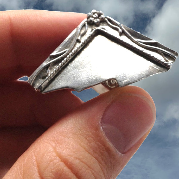 Mirror, Mirror on My Hand Cocktail Ring
