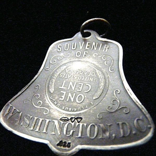 1928. Must have been a great year. Hmmm...not sure what to say about this one. Well, it is POSSIBLE that everyone who owned one of these..I mean, who can tell us otherwise? Remember, folks, these are for entertainment purposes only. (like bubble gum fortunes)  1-5/8" x 1-5/8" Approximately.  Sterling Silver 1928 Lucky Penny Charm comes with black leather cord.
