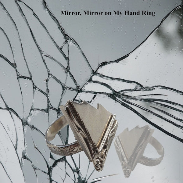 Mirror, Mirror on My Hand Cocktail Ring