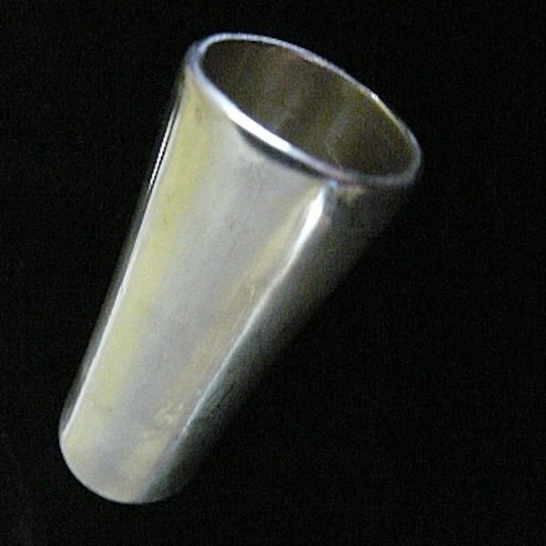 I designed this slide specifically for my son, Reeve Carney. Since Sterling Silver is softer than brass, the usual metal used for guitar slides, it alters the tone uniquely and Reeve responded to that and it quickly became his favorite and only slide.
