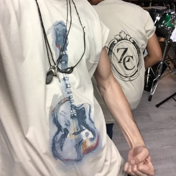 ZC Signature Guitar Watercolor T-Shirt
