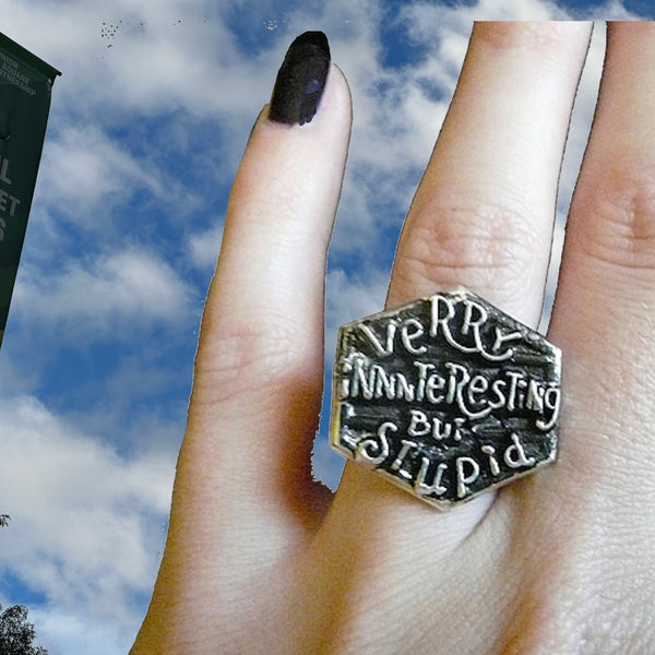 Verry Innnteresting, but Stupid Gumball Ring