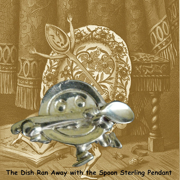 The Dish Ran Away With The Spoon Pendant